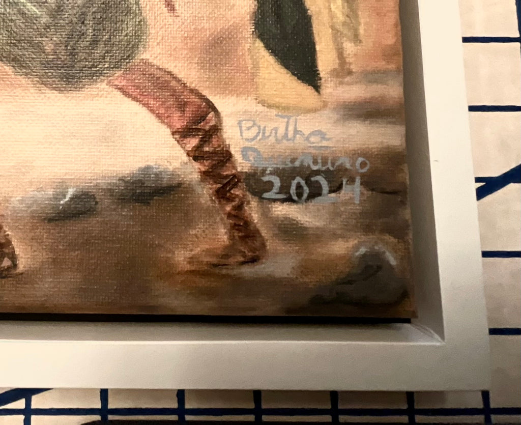 David & Goliath — 17 x 13 | White Frame