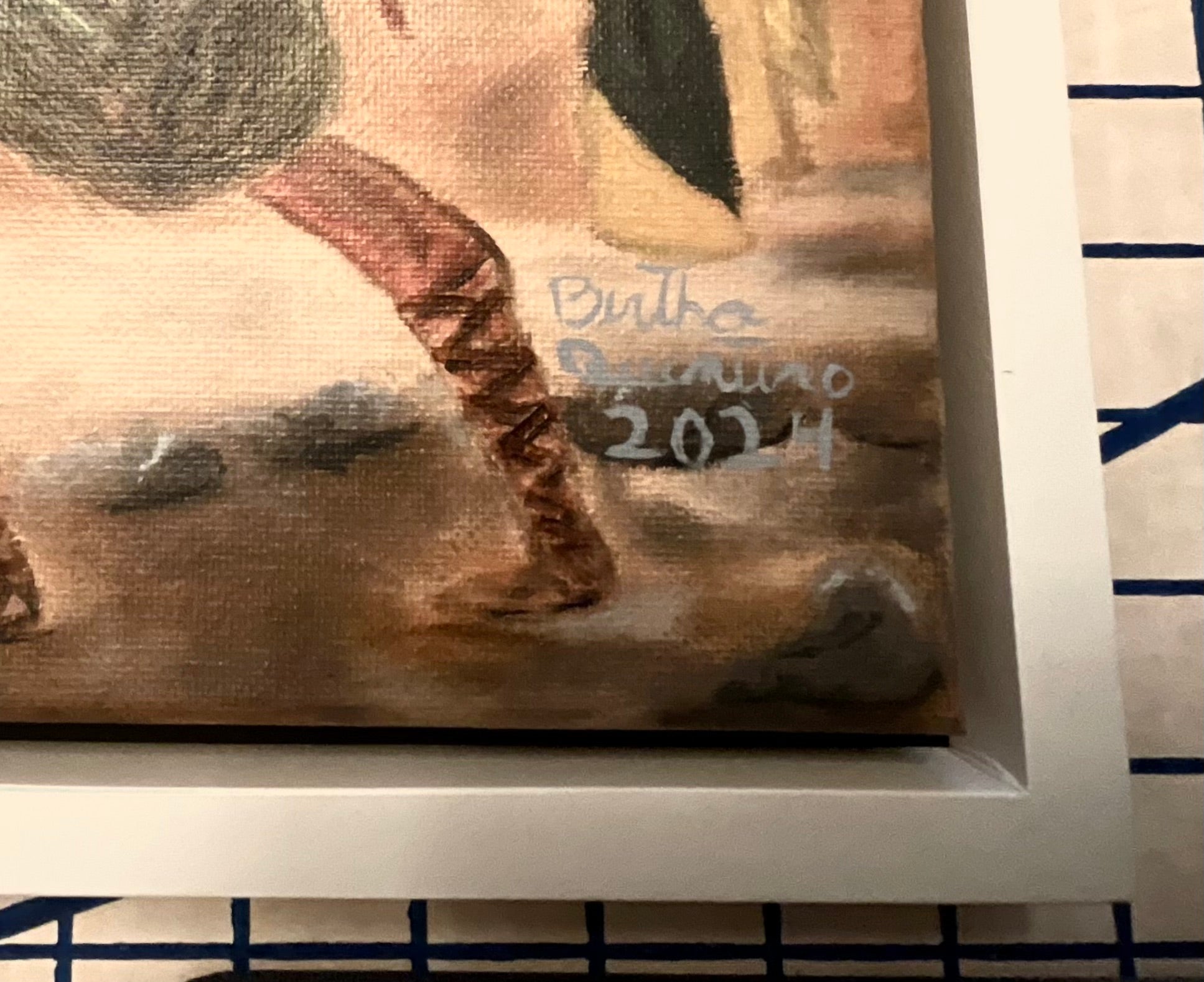 David & Goliath — 17 x 13 | White Frame