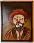 Hobo Clown — 14 x 18 | Black Walnut Frame